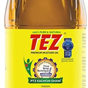 Tez Premium Mustard Oil PT3 Kachchi Ghani (Bottle)