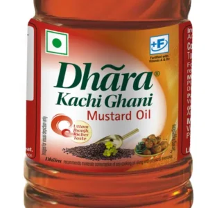 Dhara Kachi Ghani Mustard Oil (Bottle)