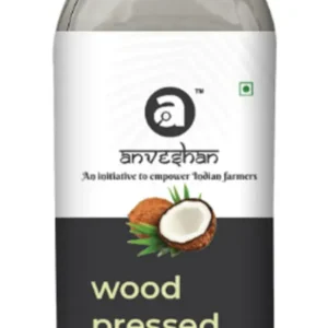 Anveshan Wood Cold Pressed Coconut Oil (Bottle)