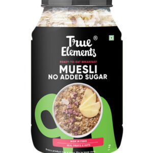 True Elements No Added Sugar Muesli Jar Wholegrain Breakfast Cereal