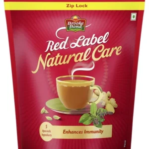 Red Label Natural Care Tea, with 5 Ayurvedic Ingredients