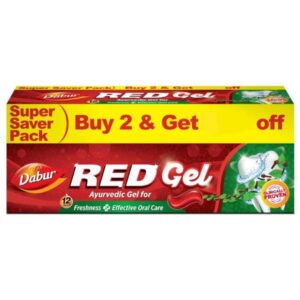 Dabur Red Gel Toothpaste 150 g (Pack of 2)